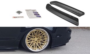 Maxton Rear Side Splitters Audi A7 Mk1 S-Line - Gloss Black