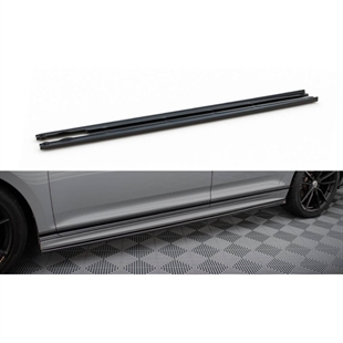 Maxton Side Skirts Diffusers VW Passat R-Line B8 Facelift