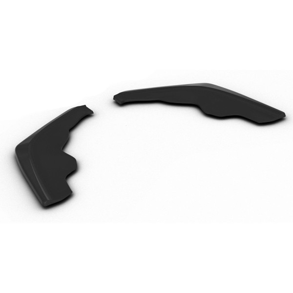Maxton Rear Side Splitters V.2 For BMW 1 F40 M-Pack - Gloss Black