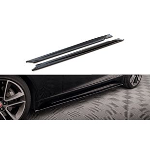 Maxton Side Skirts Diffusers Jaguar F-Type - Gloss Black