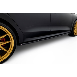 Maxton Side Skirts Diffusers V.1 Skoda Octavia RS Mk4 - Gloss Black
