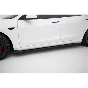 Maxton Side Skirts Diffusers V.3 Tesla Model 3 Performance Mk1 Facelift