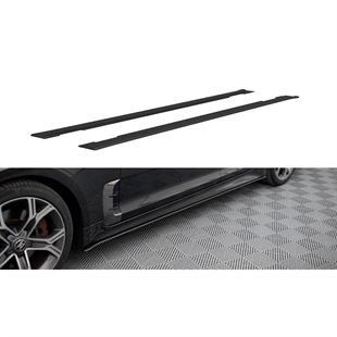 Maxton Street Pro Side Skirts Diffusers Kia Stinger GT / GT-Line / Standard Mk1 - Black