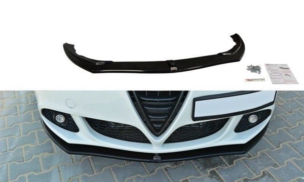 Maxton Front Splitter V.1 Alfa Romeo Giulietta Facelift - Gloss Black