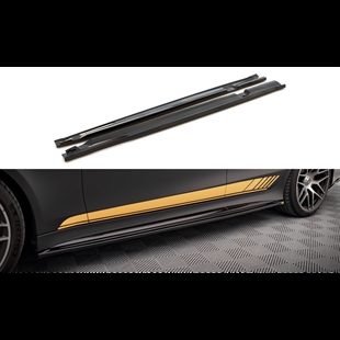 Maxton Side Skirts Diffusers Mercedes-Amg Gt 63S 4-Door Coupe - Gloss Black