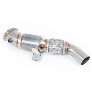 Milltek 4,5" Downpipe Med 90 mm Flexrör & 100 CPSI Race-katalysator För BMW 1-serie M140i