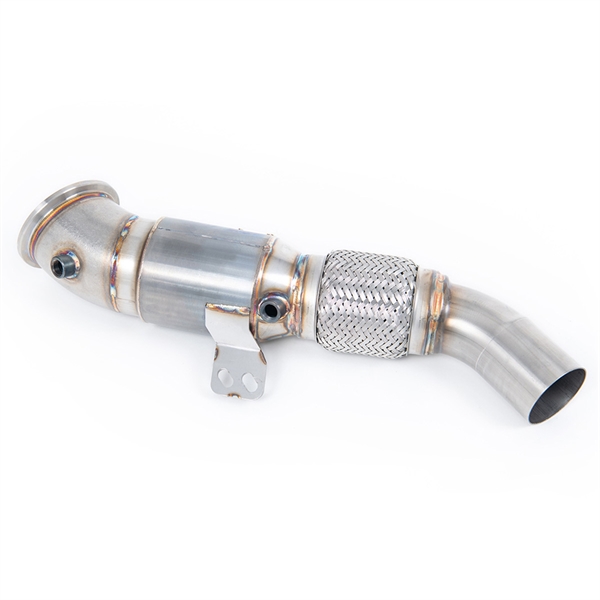 Milltek 4,5" Downpipe Med 90 mm Flexrör & 100 CPSI Race-katalysator För BMW 2-serie M240i Coupé