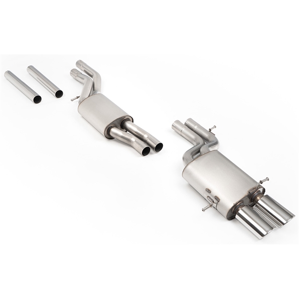 Milltek Non-Resonated Cat-Back Exhaust System Audi RS4 B5 V6 Avant