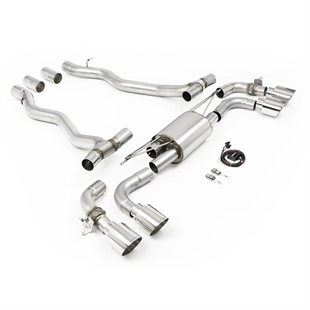 Milltek (NAS/ROW Spec) - Axle Back med Polerade Ändrör BMW 5 Serie M5 G90/G99