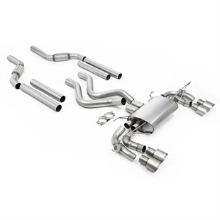 Milltek Partikelfilter-Bak med Borstade Titanändrör Land Rover Defender OCTA 4.4 V8