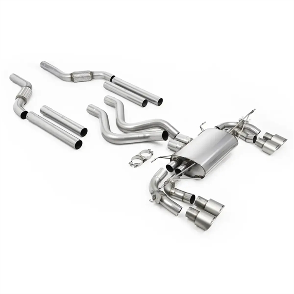 Milltek Partikelfilter-Bak med Borstade Titanändrör Land Rover Defender OCTA 4.4 V8