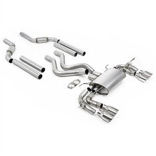 Milltek Partikelfilter-Bak med Polerade Ändrör Land Rover Defender OCTA 4.4 V8