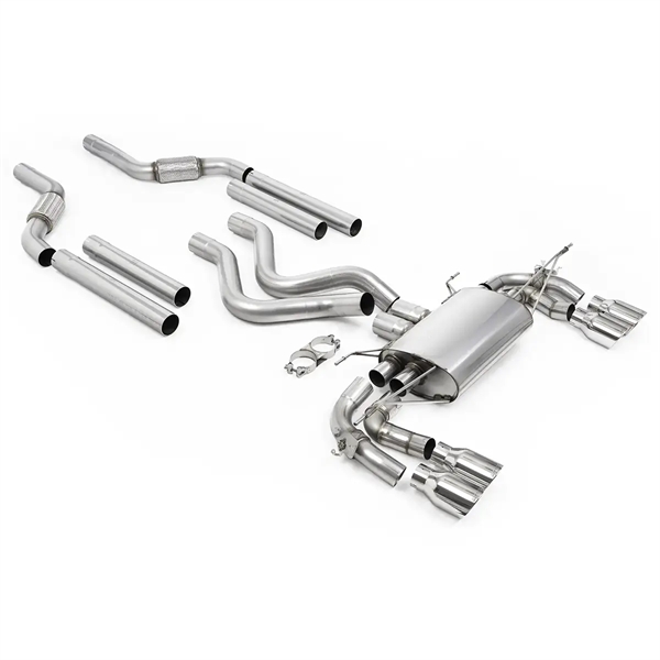 Milltek Partikelfilter-Bak med Polerade Ändrör Land Rover Defender OCTA 4.4 V8