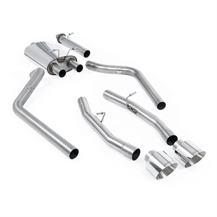 Milltek Standard version (Ingen Cut Out) Cat-Back med 5.5' Polerade Ändrör Dodge Ram 1500 5th Gen (Hemi V8)