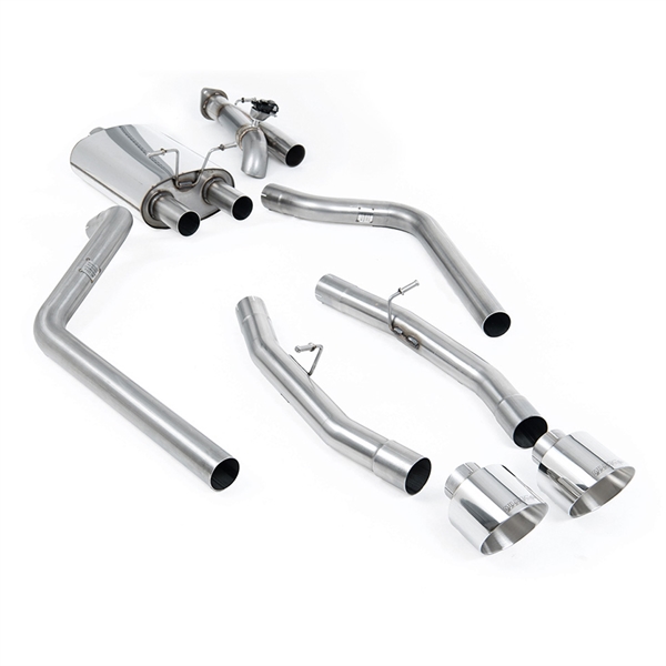 Milltek Ventilstyrd Cut Out Version (inkluderar Fjärrkontroll) med 5.5\' Polerade Ändrör Dodge Ram 1500 5th Gen (Hemi V8)