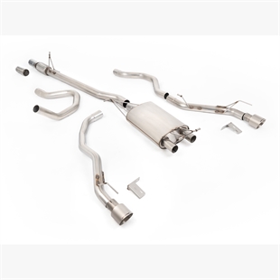 Milltek Downpipe-back-system med Borstade Titanium-slutrör Ford Ranger 2.3 PHEV