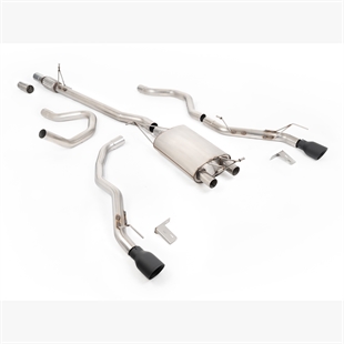 Milltek Downpipe-back-system med Cerakote Svarta slutrör Ford Ranger 2.3 PHEV
