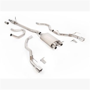 Milltek Downpipe-back-system med Polerade slutrör Ford Ranger 2.3 PHEV