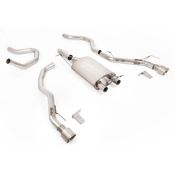 Milltek Front Pipe-Back Med Borstade Titanändrör Till Ford Ranger 2.3 PHEV