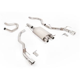 Milltek Front Pipe-Back Med Polerade Ändrör Till Ford Ranger 2.3 PHEV