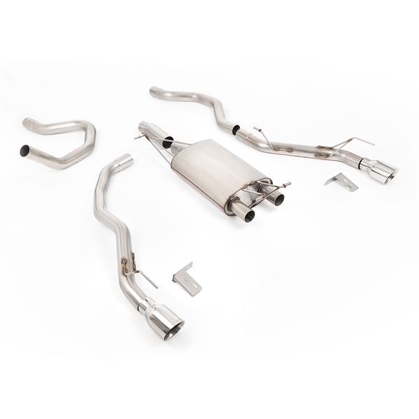 Milltek Front Pipe-Back Med Polerade Ändrör Till Ford Ranger 2.3 PHEV