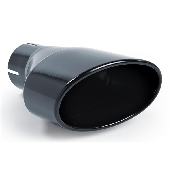 Milltek Cerakote Svart Jet (Oval) 170 x 107 Avgasända, Vänster - MSTIP242