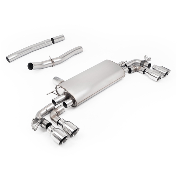 Milltek OPF/GPF Bak System med Polerade Spetsar BMW 1 Series M135i F70