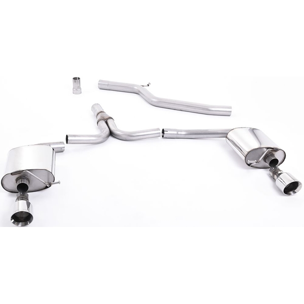 Milltek Cat-back Audi A4 2.0 TDi B8 140PS / 177PS 2WD Saloon and Avant (S line models only)