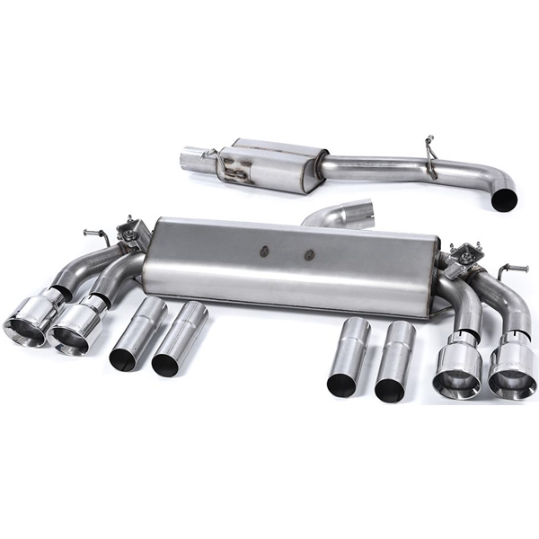 Milltek Cat-back Audi S3 2.0 TFSI quattro Saloon & Cabrio 8V.2 (GPF Equipped Models Only)