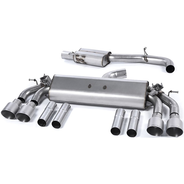 Milltek Cat-back Audi S3 2.0 TFSI quattro Saloon & Cabrio 8V.2 (GPF Equipped Models Only)