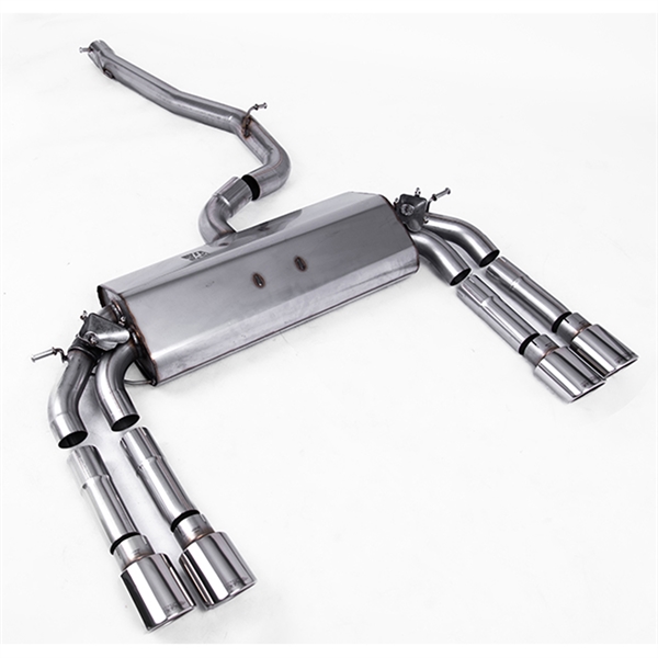 Milltek Cat-back Audi S3 2.0 TFSI quattro Saloon & Cabrio 8V.2 (GPF Equipped Models Only)