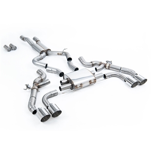 Milltek OPF/GPF-Baksystem Med GT-115 Polerade Ändrör Till BMW X3 X3M / X3M Comp (G01)