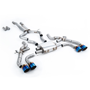 Milltek OPF/GPF-Baksystem Med GT-115 Brända Titanändrör Till BMW X3 X3M / X3M Comp (G01)