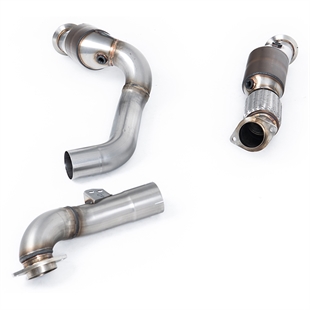 Milltek Large Bore Downpipe och Hi-Flow Sportkatalysatorsystem Typ 3" För BMW 2-serie M2 Coupé (G87 S58 NAS modeller utan OPF/GPF)
