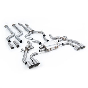 Milltek LCI - Primärt Cat-Back System med Borstade Titanändrör BMW X4 G02
