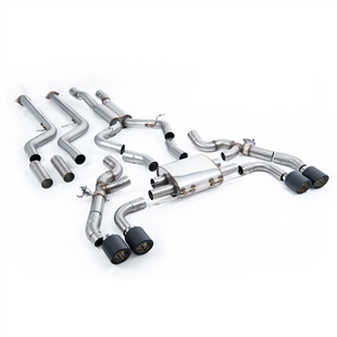 Milltek LCI - Primärt Cat-Back System med Kolfiberändrör BMW X4 G02