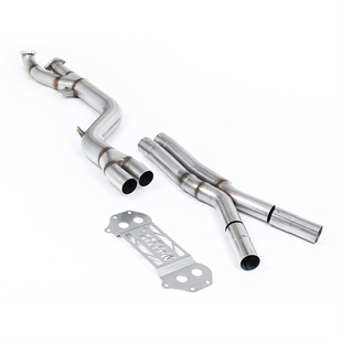 Milltek PF/OPF Bypass - X-rör till Endast Milltek Axle Back BMW 3-serie G80/G81 M3 & M3 Competition S58