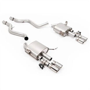 Milltek V2 Ventilstyrt Avgassystem Med Polerade Ändrör Till BMW 3-serie E90 M3 4,0 V8 Sedan