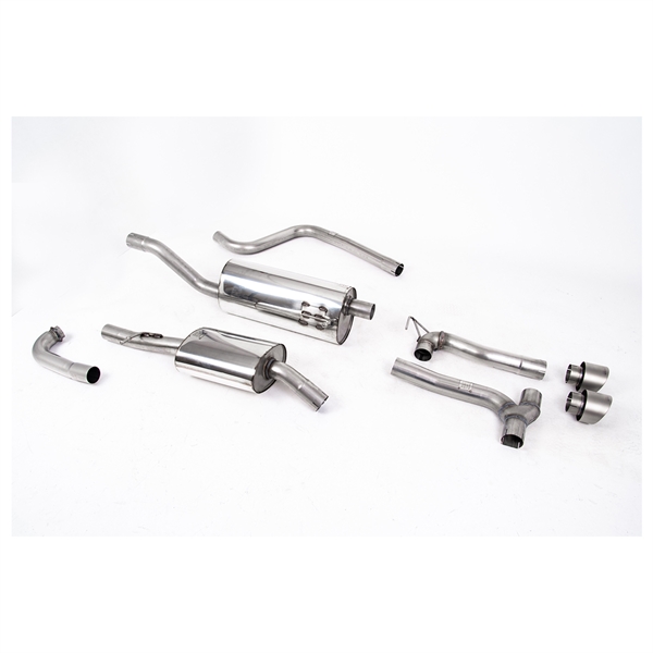 Milltek Cat-back Ford Fiesta MK8 1.0T EcoBoost ST-Line 3 & 5 Door (Non-OPF/GPF Models Only) - Dual Outlet Maxton Kits