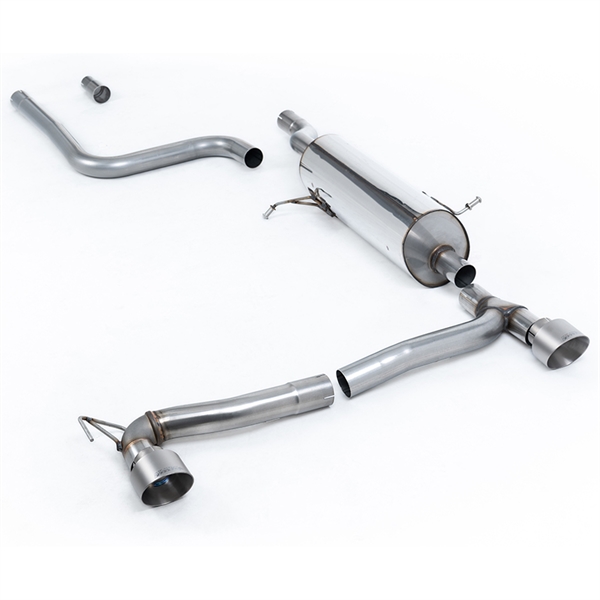 Milltek Cat-back Ford Fiesta Mk8 1.0T EcoBoost ST-Line 3 & 5 Door (100ps & 125ps OPF/GPF Models Only) - Maxton Dual Outlet Kits