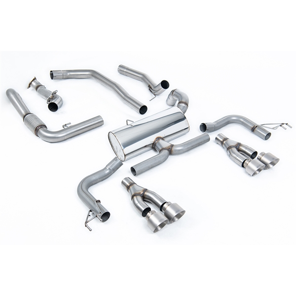 Milltek Cat-back Honda Civic Type R FK2 Turbocharged 2.0 litre i-VTEC (LHD models only)