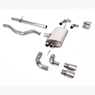Milltek OPF/GPF Bakre System Utan Resonator (Högre) med GT-90 Titanium Ändrör Land Rover Defender 110 2.0 I4 P300 & P400e