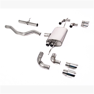 Milltek OPF/GPF Bakre System Utan Resonator (Högre) med GT-90 Polerade Ändrör Land Rover Defender 90 3.0 I6 P400