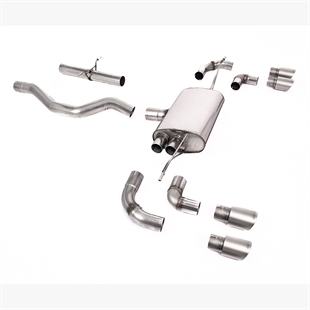 Milltek OPF/GPF Bakre System Utan Resonator (Högre) med GT-90 Titanium Ändrör Land Rover Defender 90 3.0 I6 P400