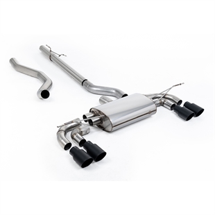 Milltek Icke-Resonansdämpat OPF/GPF-Back-System med Svarta Ändrör till Land Rover Defender 130 2.0 I4 P300 & P400e