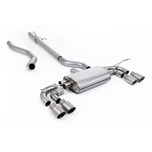 Milltek Icke-Resonansdämpat OPF/GPF-Back-System med Borstade Titanändrör till Land Rover Defender 130 2.0 I4 P300 & P400e
