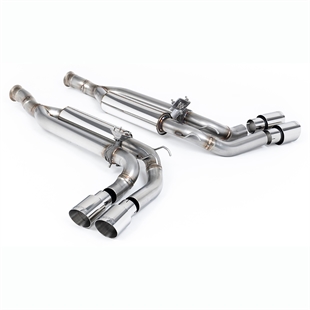 Milltek Cat Back Valved Exhaust System with Polished GT-90 Trims