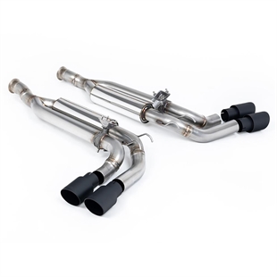 Milltek Cat-Back Avgassystem med Cerakote Svarta Ändstycken Mercedes G63 W463 (UK/Euro GPF Modeller)