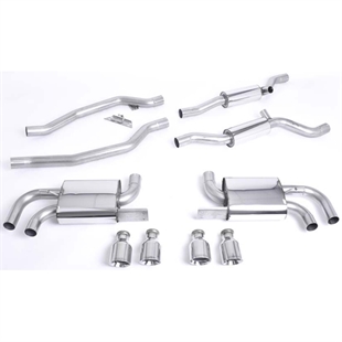 Milltek Cat-back Porsche Cayenne 958 Turbo 4.8 V8 (Pre-Facelift)