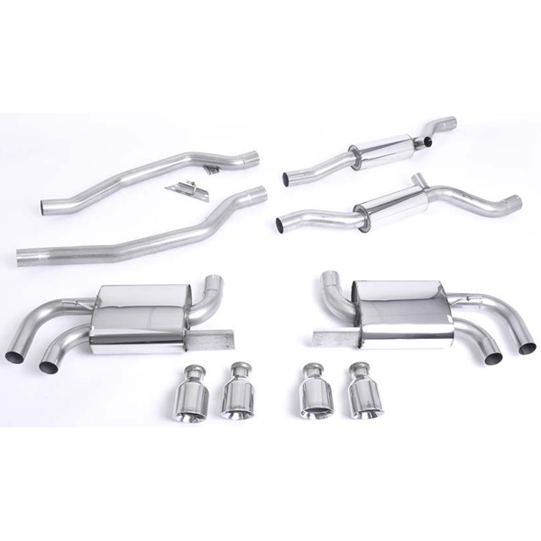 Milltek Cat-back Porsche Cayenne 958 Turbo 4.8 V8 (Pre-Facelift)